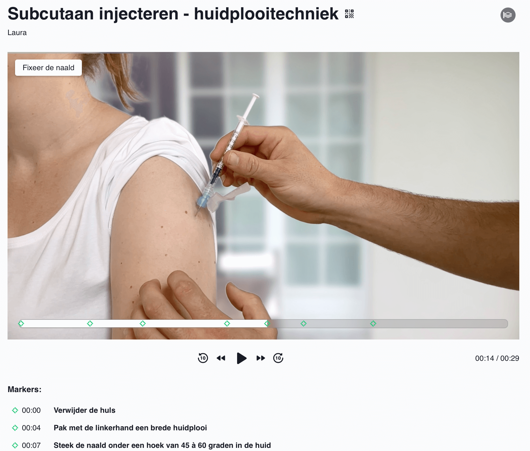 video over subcutaan injecteren