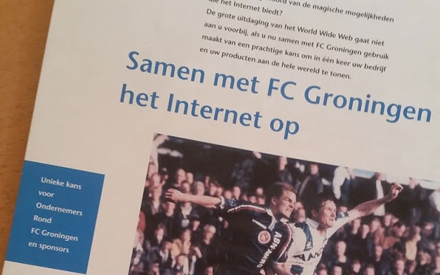 Throwback Thursday: Samen met FC Groningen het internet op