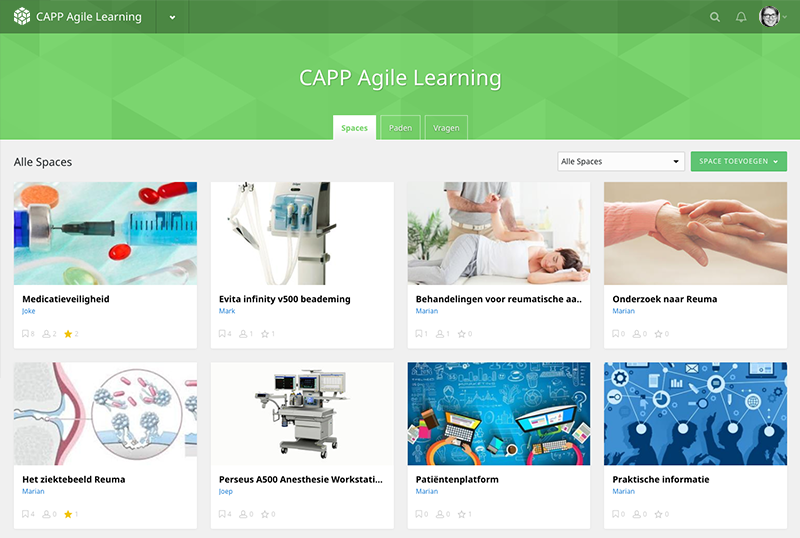 Voorbeeld CAPP Agile Learning in de zorg